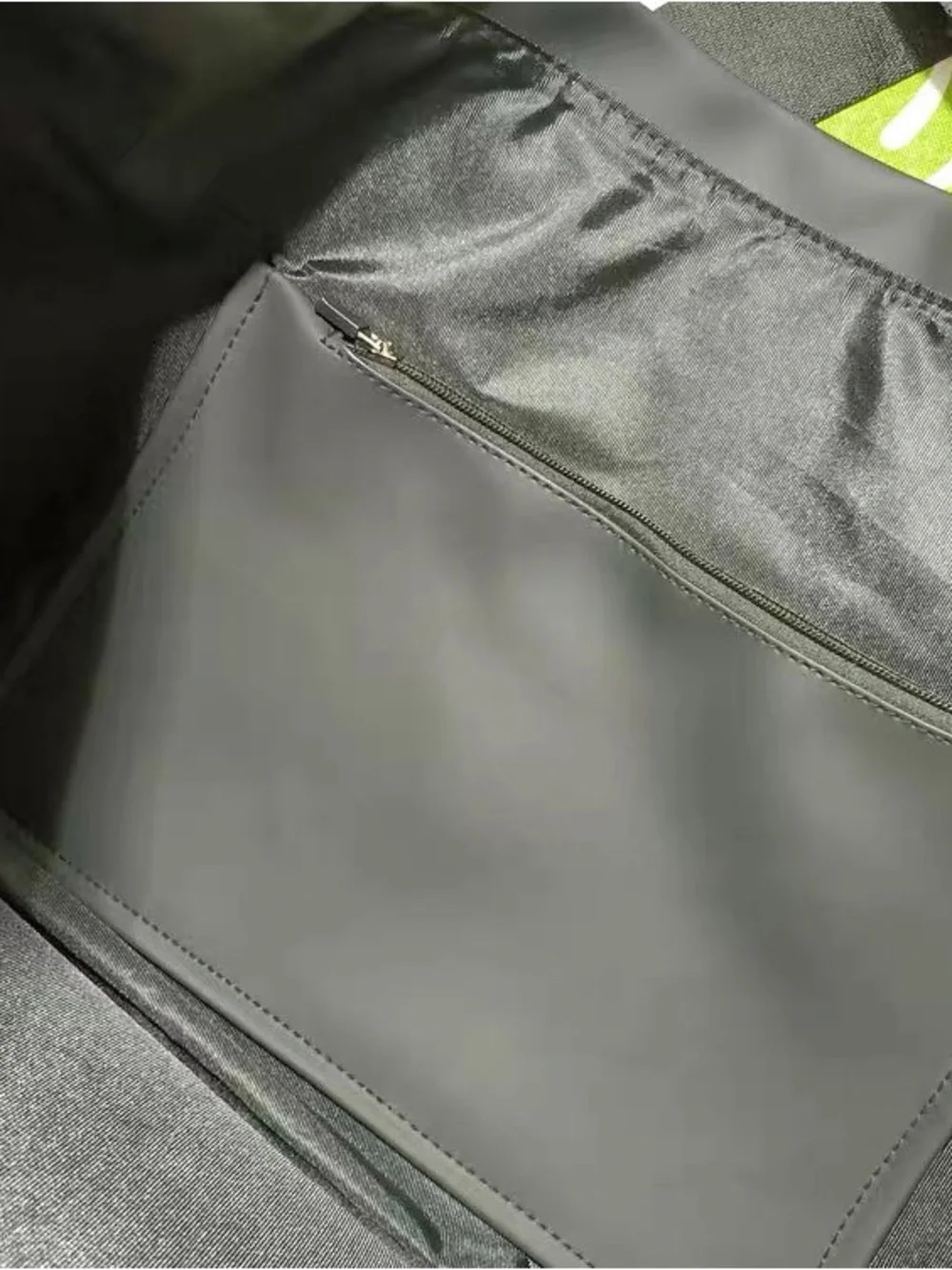 ESSENTIALS Black Minimal Embossed Tote
